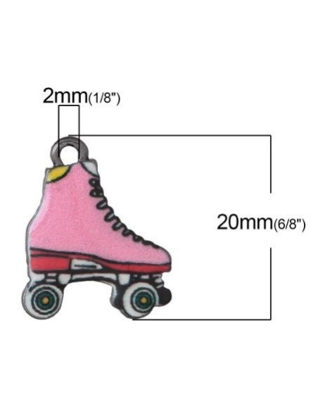 Pendentif Pink Roller