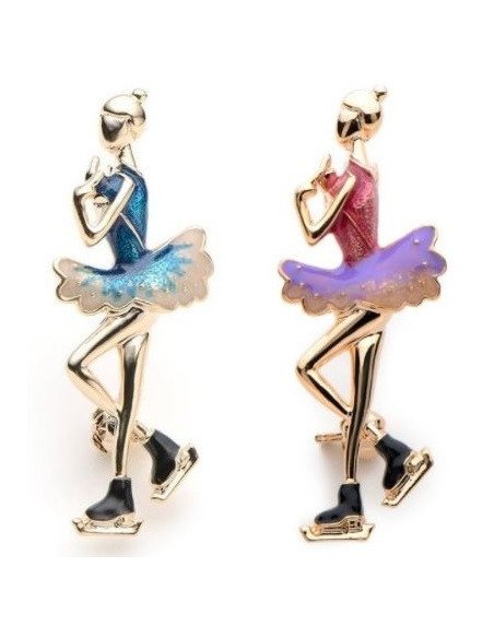 Broche Patineuse Glace