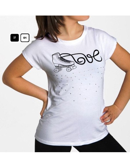 TShirt MC Roller Love