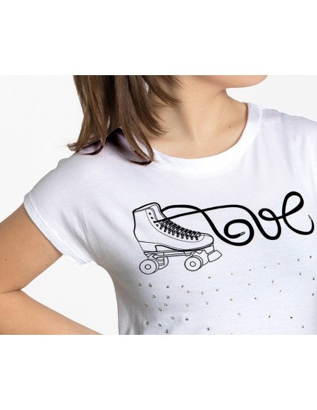 TShirt MC Roller Love