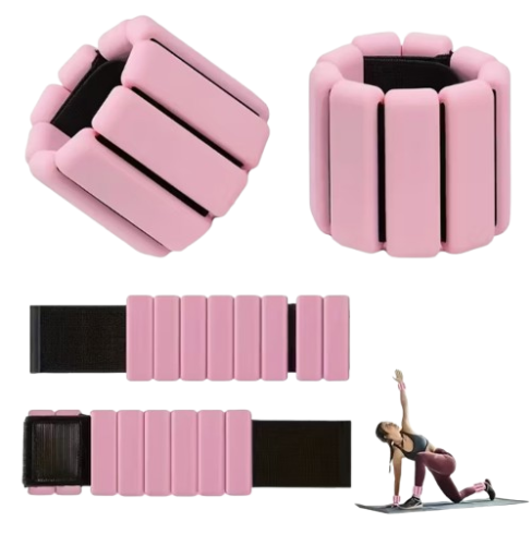Adjustable weights for wrists and ankles