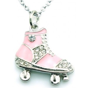 Charms pink roller strass