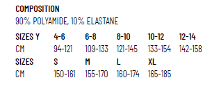 Tailles / Sizes